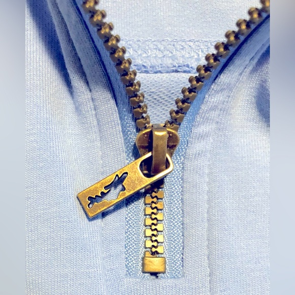 Boys Tommy Bahama 1/4 Zip Cotton Stretch Pullover. Bahama Blue. Size 4-5 Years. - Picture 6 of 10